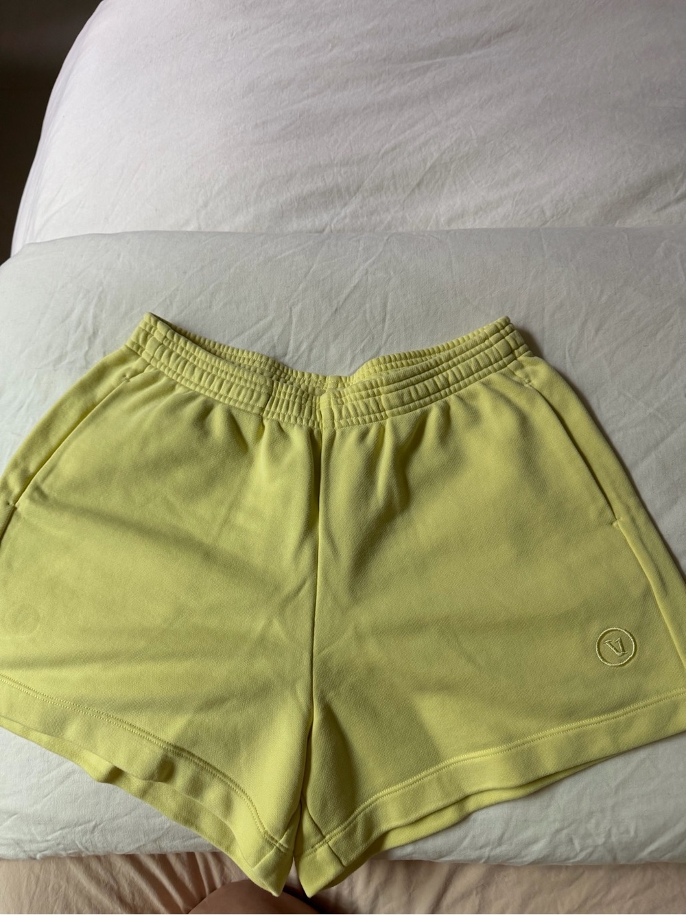 Vuori Lemon Yellow Athletic Pull-On Shorts